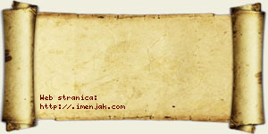 Isidora Marić vizit kartica